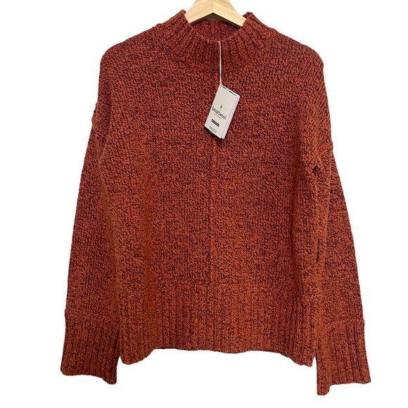 Smartwool Bell Meadow Sweater Woodsmoke-ginger Heather Marl Size Medium Orange - Picture 5 of 13